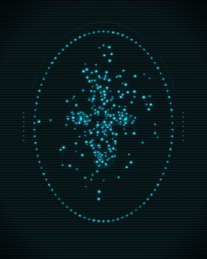 Holographic robot head